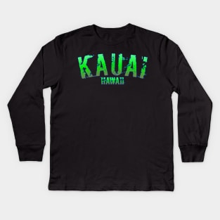 KAUAI HAWAII Kids Long Sleeve T-Shirt